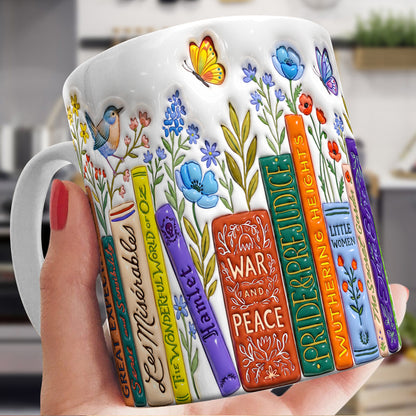 Book Lovers Ceramic Mug The Literary Garden