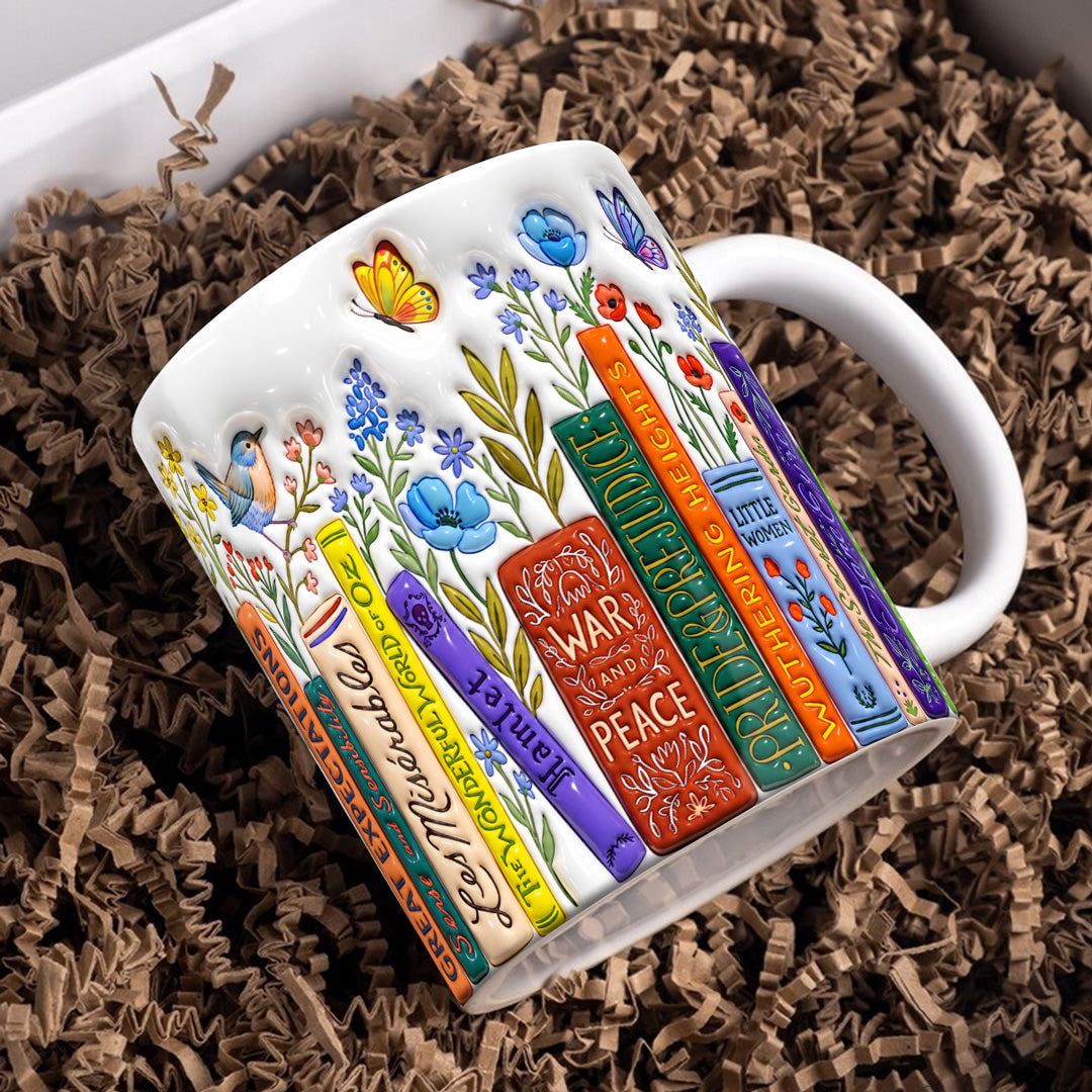 Book Lovers Ceramic Mug The Literary Garden