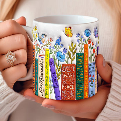 Book Lovers Ceramic Mug The Literary Garden