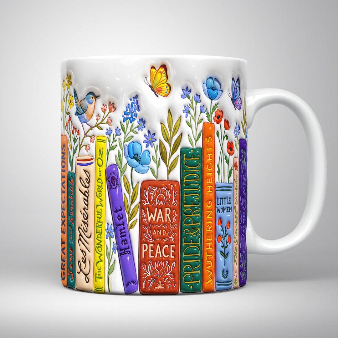Book Lovers Ceramic Mug The Literary Garden