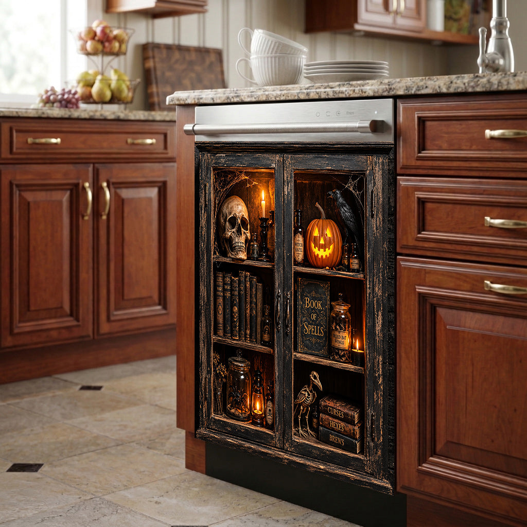 Witch Magnetic Dishwasher Cover The Secret Cabinet