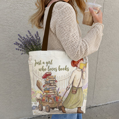 Book Lover Canvas Tote Bag The Book Wagon
