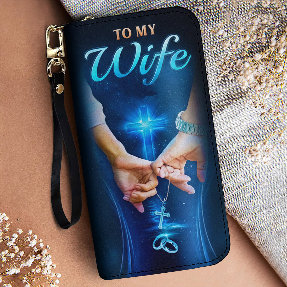 Christian Valentine Leather Wallet Forever And Always