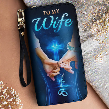 Christian Valentine Leather Wallet Forever And Always