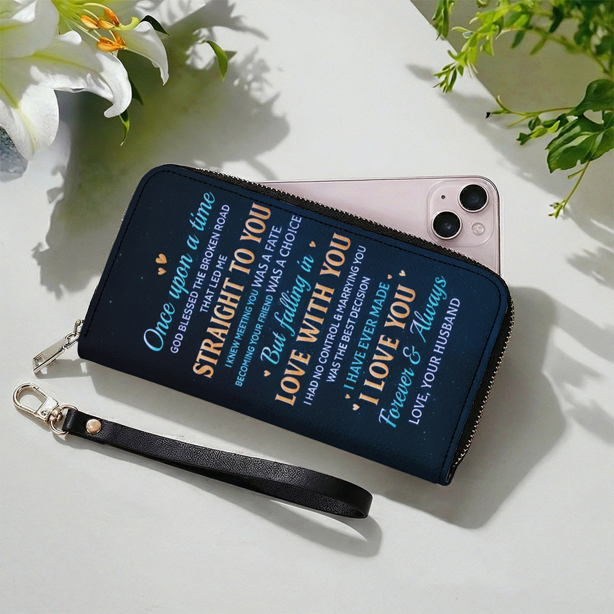 Christian Valentine Leather Wallet Forever And Always