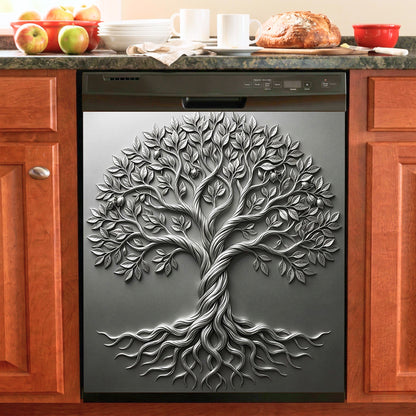 Spiritual Vibes Magnetic Dishwasher Cover Tree Of Life