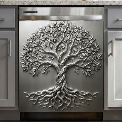 Spiritual Vibes Magnetic Dishwasher Cover Tree Of Life