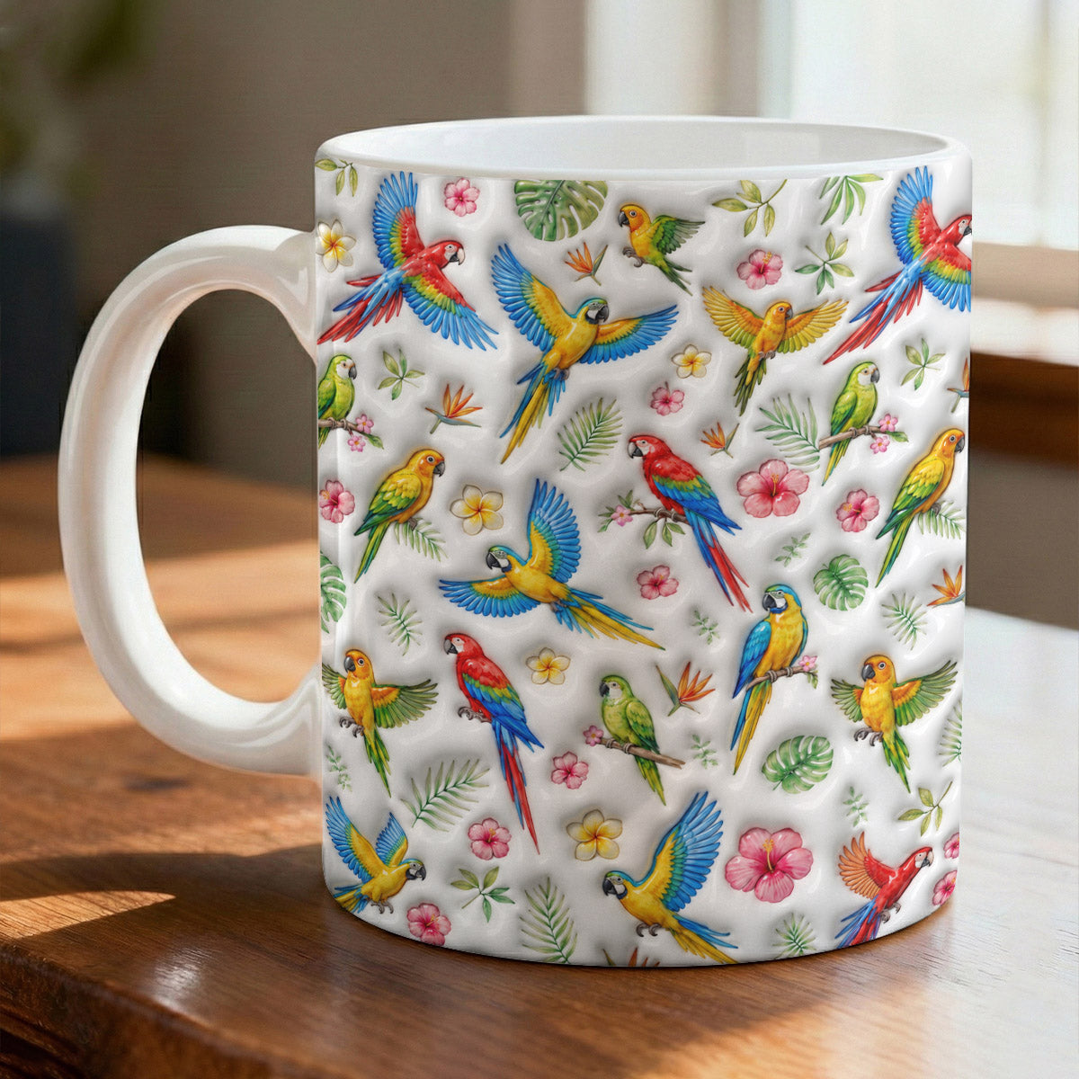 Bird Lover Ceramic Mug Tropical Paradise