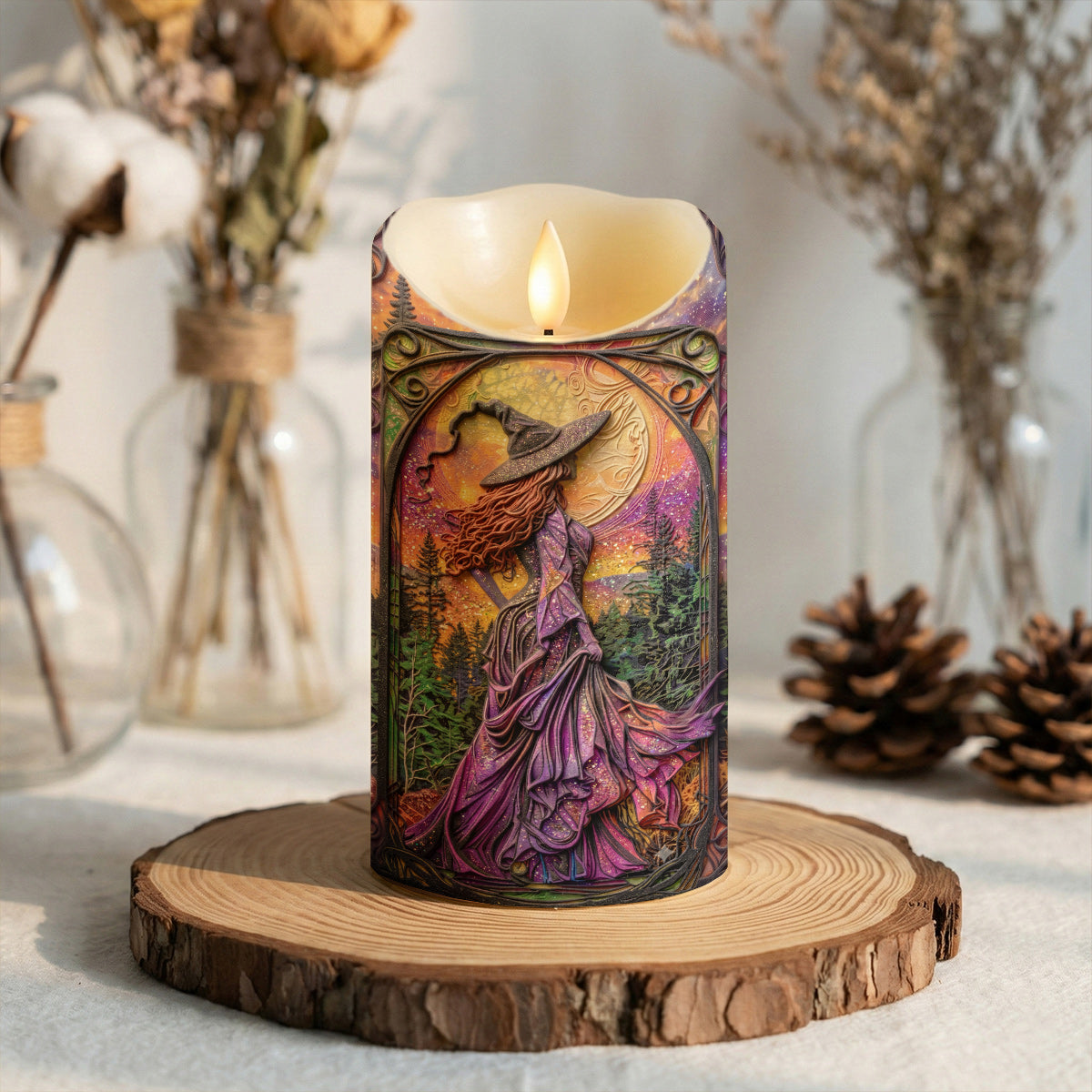 Halloween Decor LED Candle Twilight’s Muse