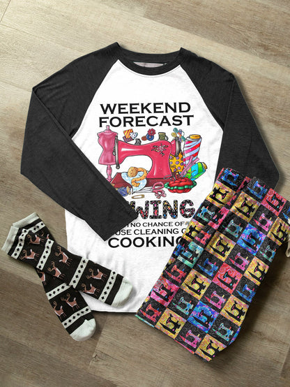 Sewing Lover Raglan Lounge Pajamas Weekend Forecast Sewing With No Chance Of House Cleaning Or Cooking