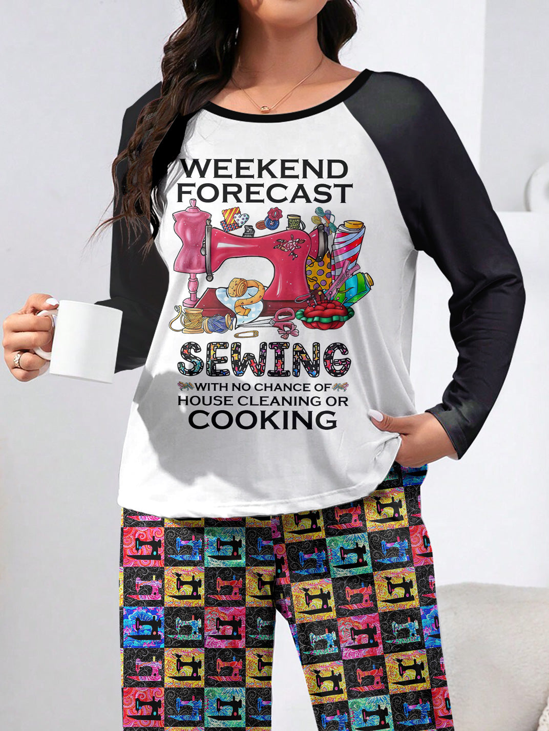 Sewing Lover Raglan Lounge Pajamas Weekend Forecast Sewing With No Chance Of House Cleaning Or Cooking
