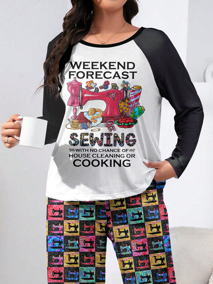 Sewing Lover Raglan Lounge Pajamas Weekend Forecast Sewing With No Chance Of House Cleaning Or Cooking