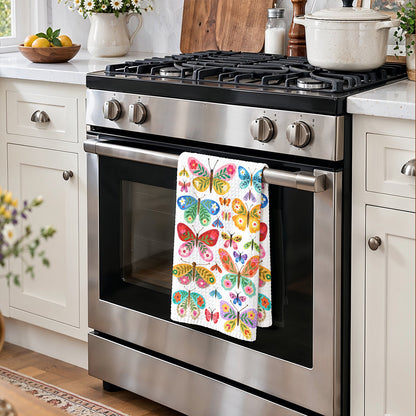 Butterfly Kitchen Towel Whimsical Butterfly