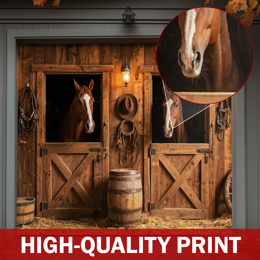 Western Life Garage Door Banner Decoration - Whispers Of The West