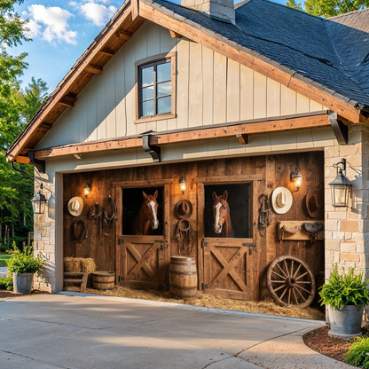 Western Life Garage Door Banner Decoration - Whispers Of The West