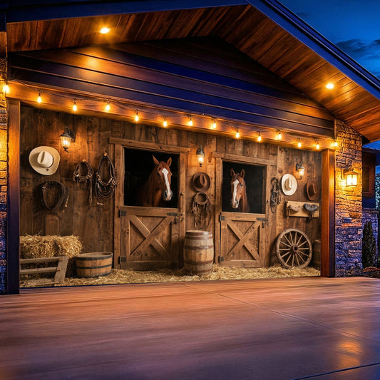 Western Life Garage Door Banner Decoration - Whispers Of The West