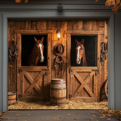 Western Life Garage Door Banner Decoration - Whispers Of The West