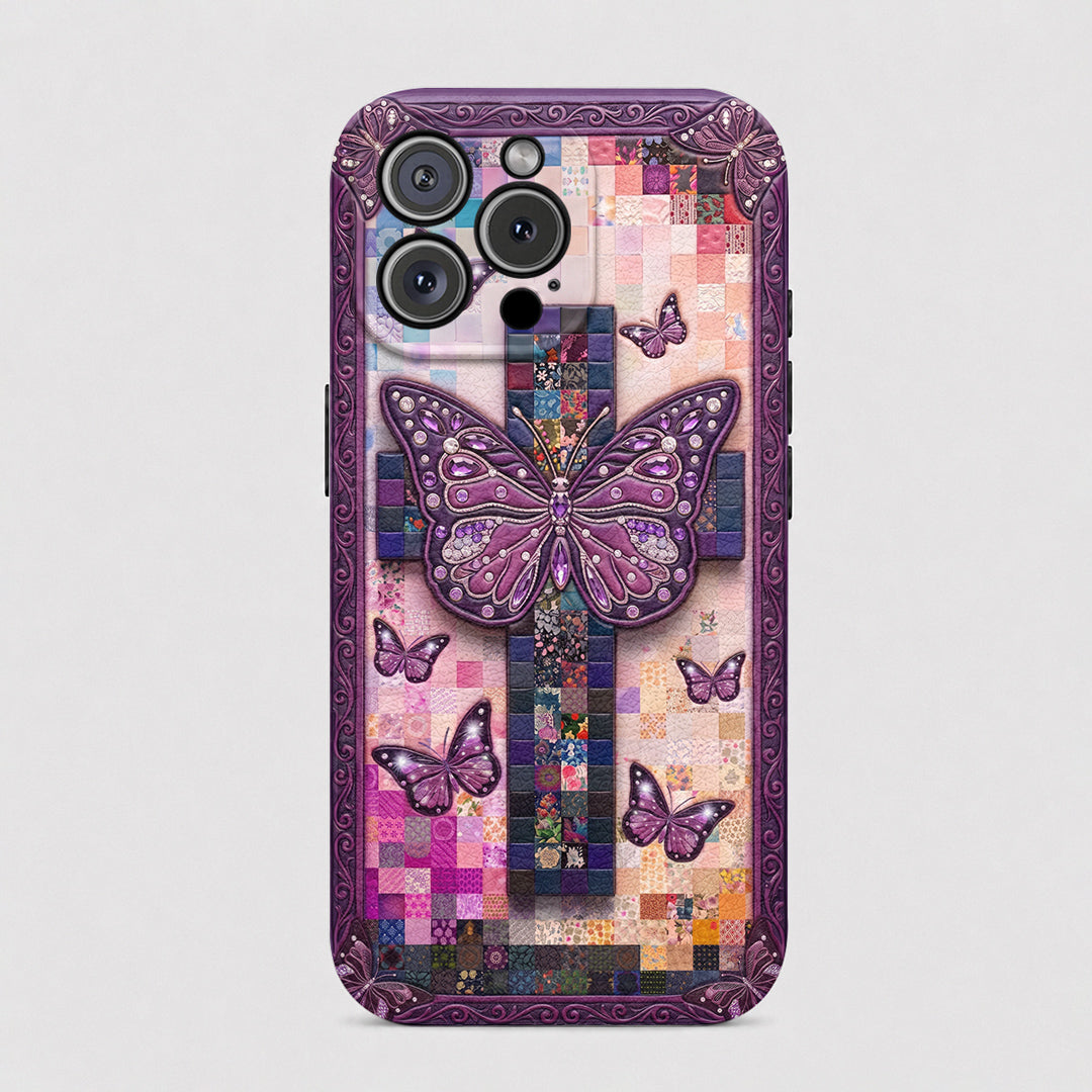 God Leather Phone Case Wings Of Redemption