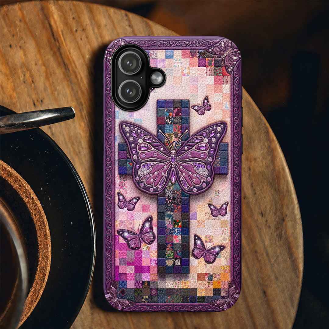 God Leather Phone Case Wings Of Redemption