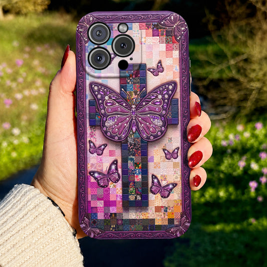 God Leather Phone Case Wings Of Redemption