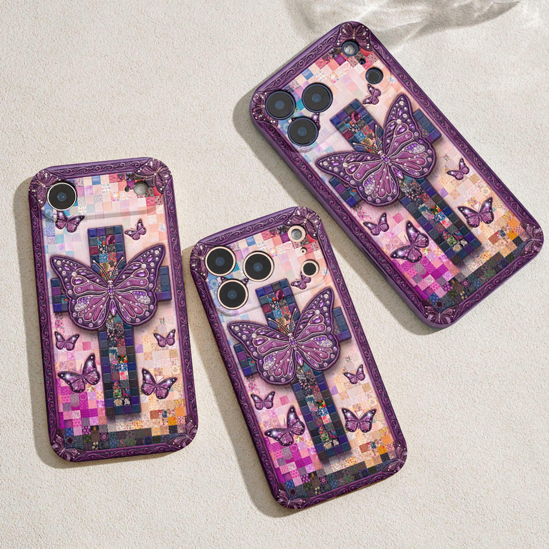 God Leather Phone Case Wings Of Redemption