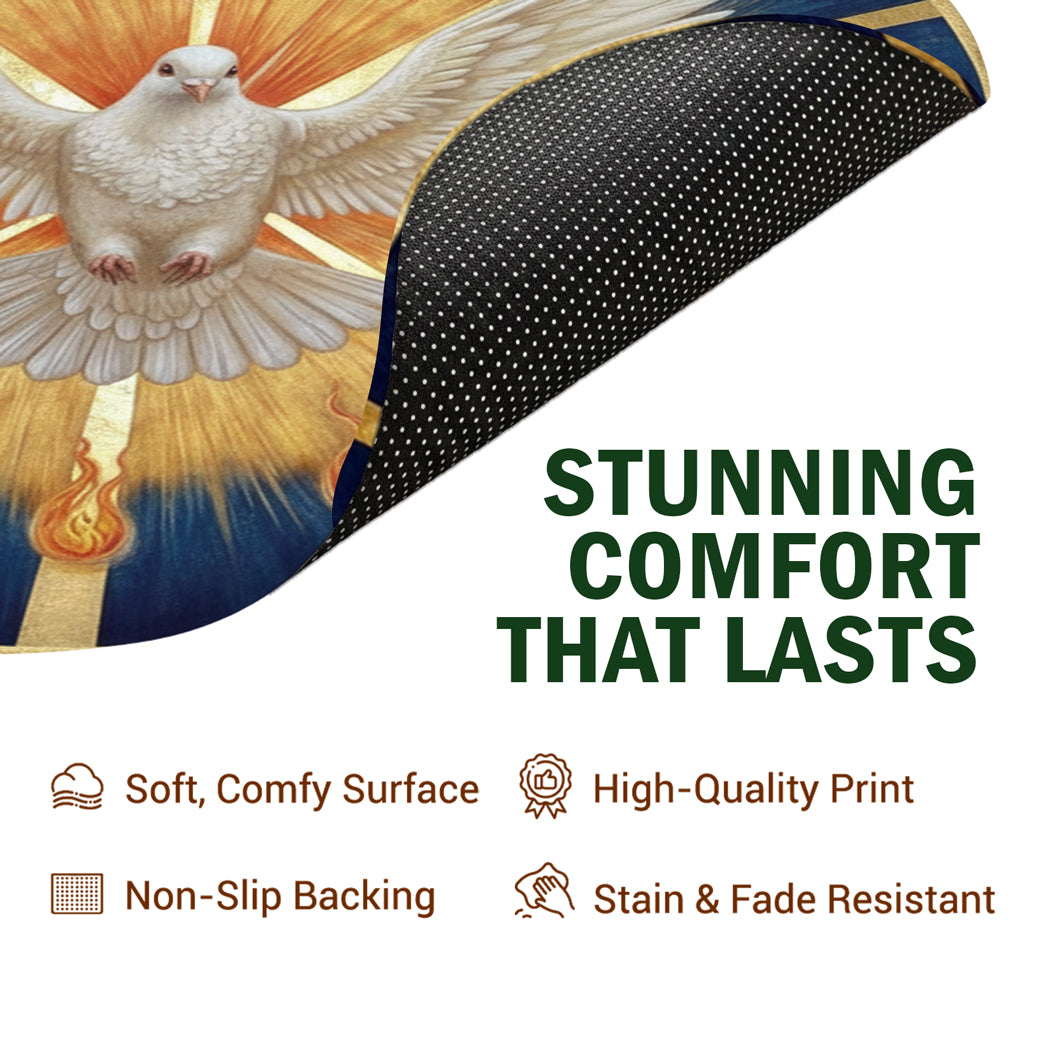 God Round Rug Wings Of Grace