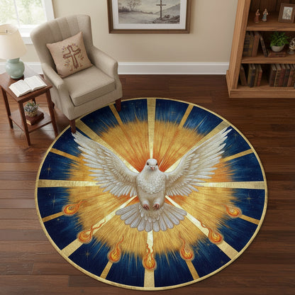 God Round Rug Wings Of Grace