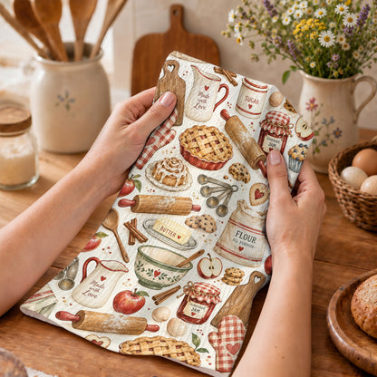 Baking Kitchen Towel Vintage Grandma's Baking Kitchen