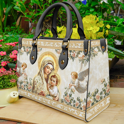 Christian Leather Handbag Heavenly Rose Sanctuary