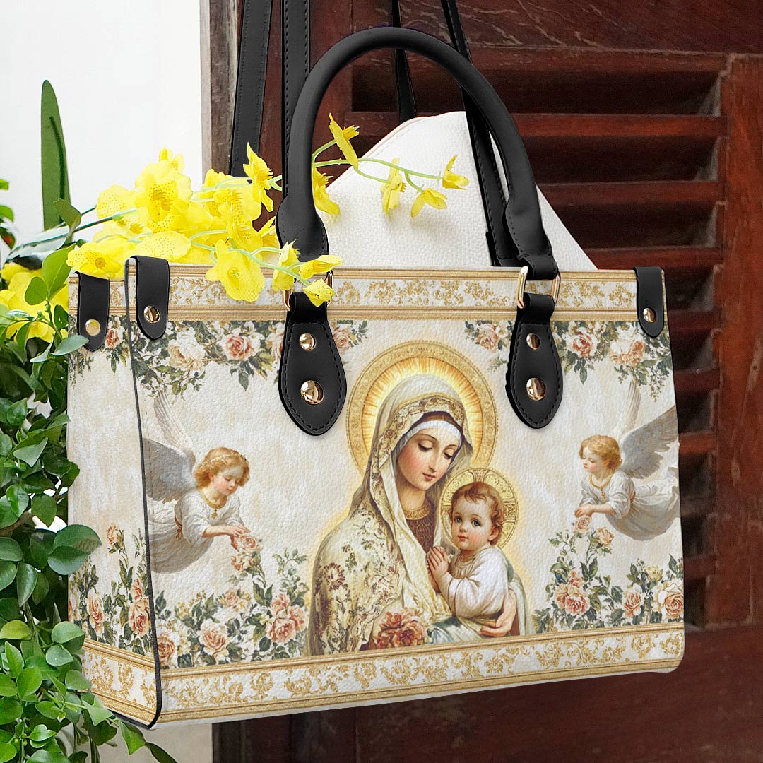 Christian Leather Handbag Heavenly Rose Sanctuary