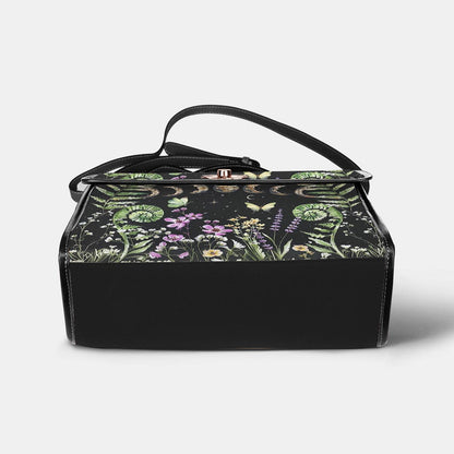 Green Witch Lovers Satchel Handbag Garden Of The Moon