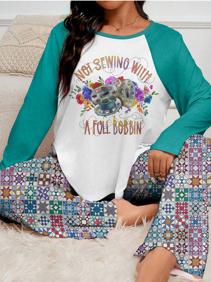 Sewing Lover Raglan Lounge Pajamas Not Sewing With A Full Bobbin