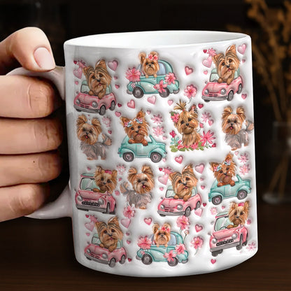 Yorkie Lover 11Oz Mug Playful Sunny Yorkie Joy Parade