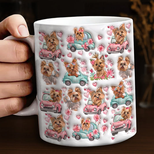 Yorkie Lover 11Oz Mug Playful Sunny Yorkie Joy Parade