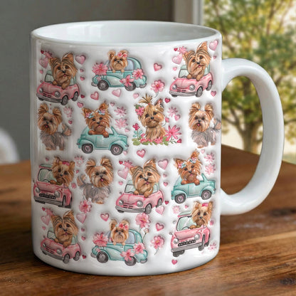Yorkie Lover 11Oz Mug Playful Sunny Yorkie Joy Parade