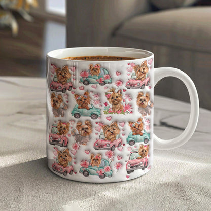 Yorkie Lover 11Oz Mug Playful Sunny Yorkie Joy Parade