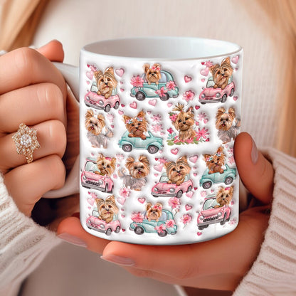Yorkie Lover 11Oz Mug Playful Sunny Yorkie Joy Parade