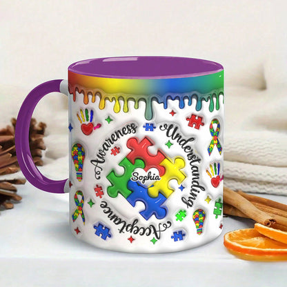 Autism Mug Personalized Awareness Understanding Acceptance