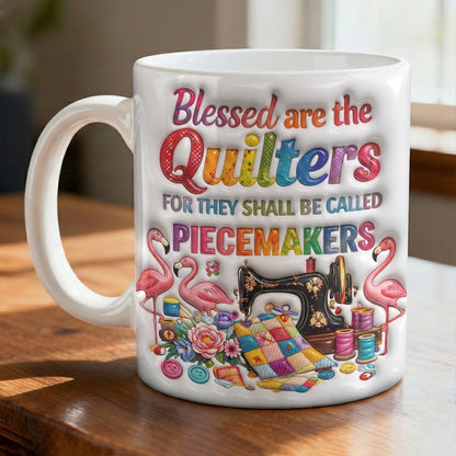 Quilting Lover 11Oz Mug Patchwork Love Sewn Together