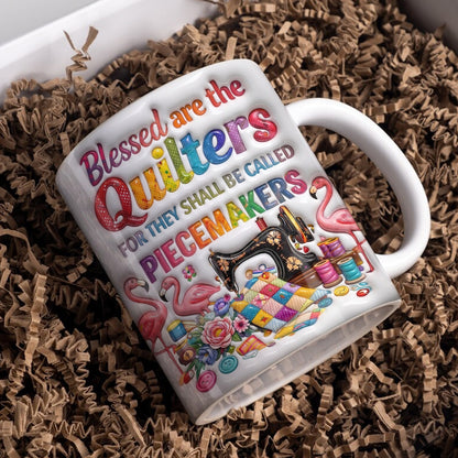 Quilting Lover 11Oz Mug Patchwork Love Sewn Together