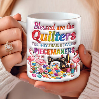 Quilting Lover 11Oz Mug Patchwork Love Sewn Together