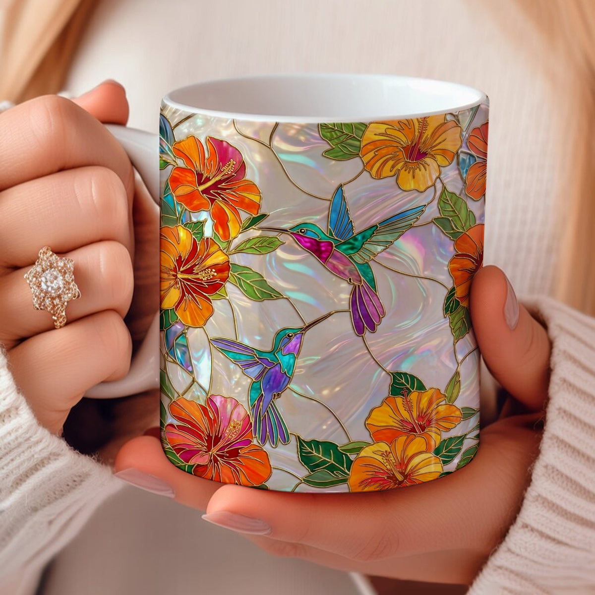 Hummingbird Ceramic Mug Lumina Hummingbird