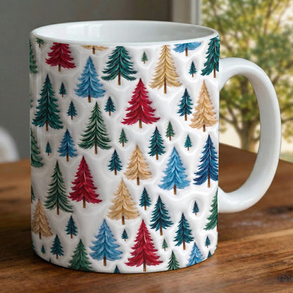 Christmas Ceramic Mug Whispers Of A Christmas Forest