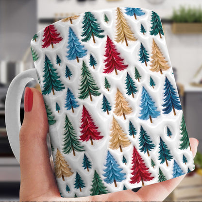 Christmas Ceramic Mug Whispers Of A Christmas Forest