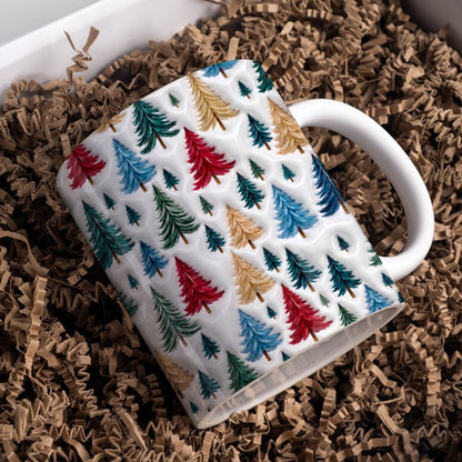 Christmas Ceramic Mug Whispers Of A Christmas Forest