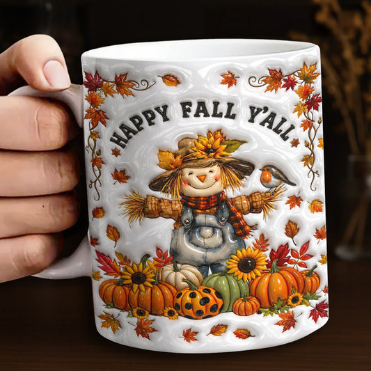 Fall Harvest Ceramic Mug Happy Fall Y’all