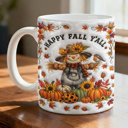 Fall Harvest Ceramic Mug Happy Fall Y’all