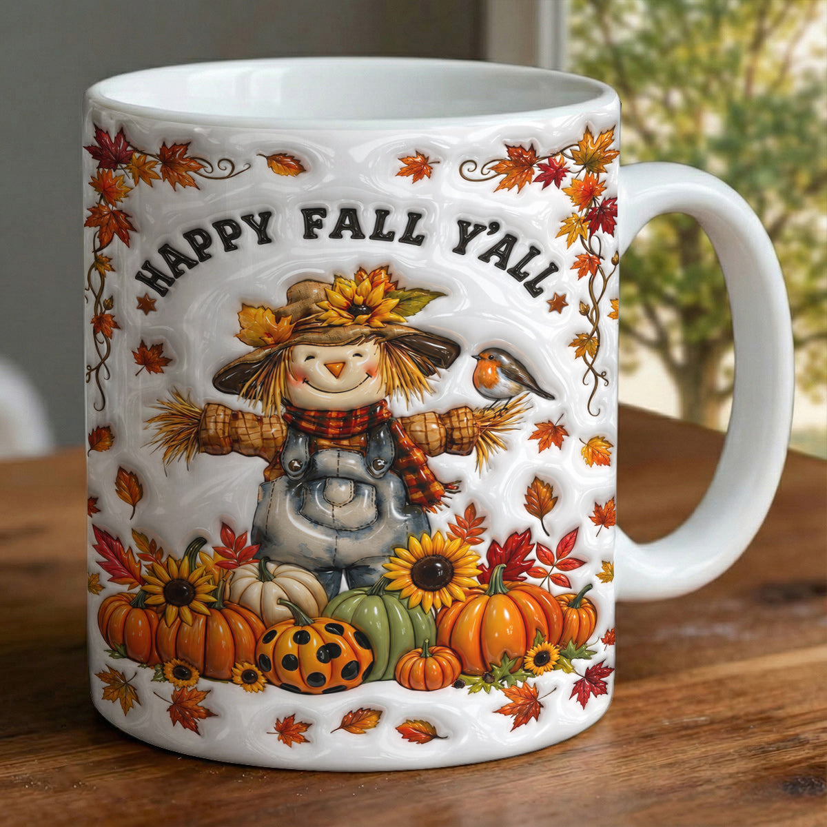 Fall Harvest Ceramic Mug Happy Fall Y’all