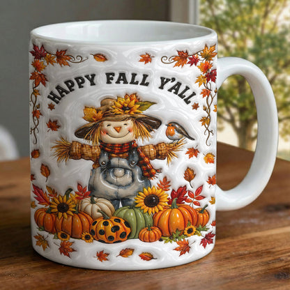 Fall Harvest Ceramic Mug Happy Fall Y’all