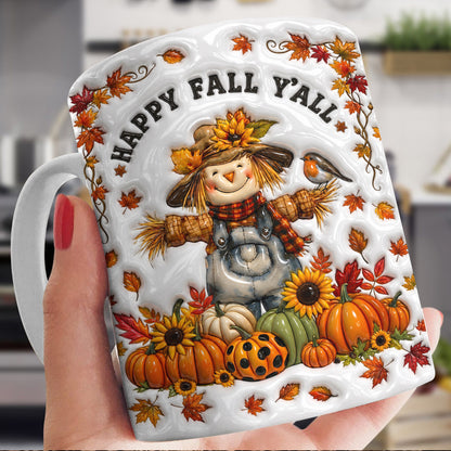 Fall Harvest Ceramic Mug Happy Fall Y’all